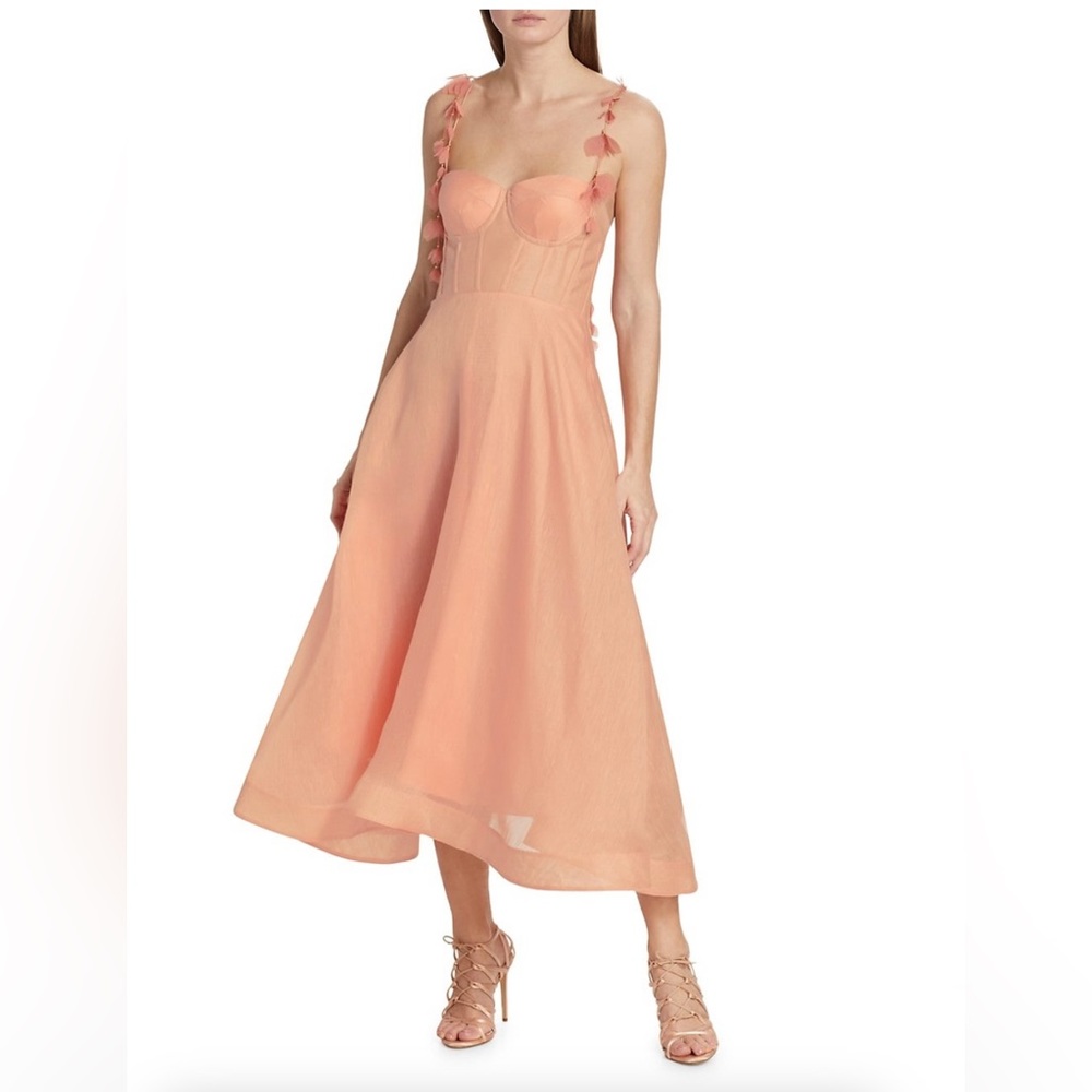 Zimmermann wonderland corset midi-dress size AU1 (US 4-6).
